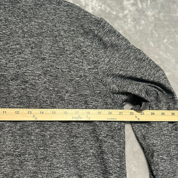 Outdoor Voices Lightweight Hoodie Women’s Large Grey Heathered Pocket Cloudknit - Picture 6 of 7